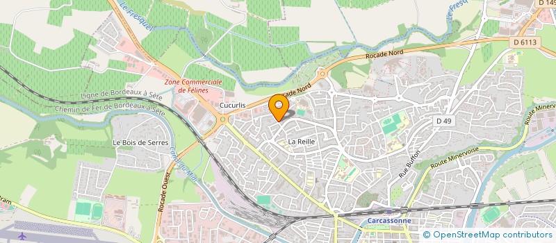 localisation de l'entreprise MONSIEUR SOUFIAN MAHRAZI NEMMASSI  CARCASSONNE