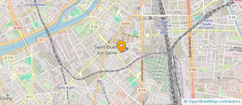 localisation de l'entreprise MONSIEUR SOUFIAN MANSOURI à SAINT-OUEN-SUR-SEINE