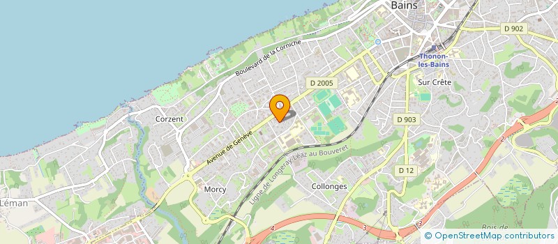 localisation de l'entreprise MONSIEUR SOUFIAN MOKNII à THONON-LES-BAINS