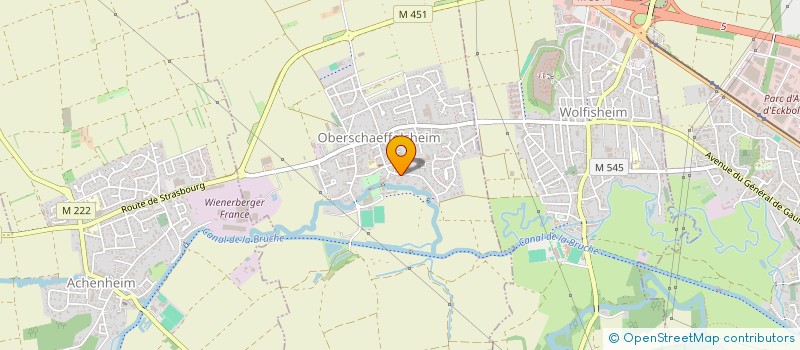 localisation de l'entreprise MONSIEUR SOUFIAN MOUDNI  OBERSCHAEFFOLSHEIM