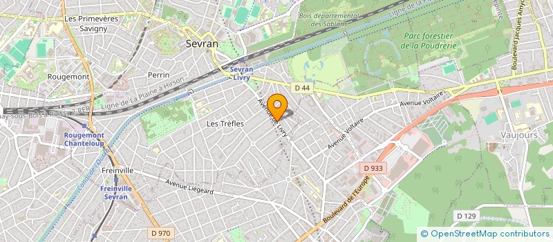 localisation de l'entreprise MONSIEUR SOUFIANE ABDELAOUI  SEVRAN