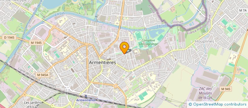 localisation de l'entreprise MONSIEUR SOUFIANE AISSAL  ARMENTIERES