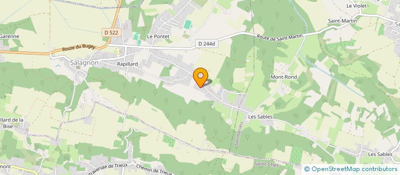 localisation de l'entreprise MONSIEUR SOUFIANE ATIK  SALAGNON