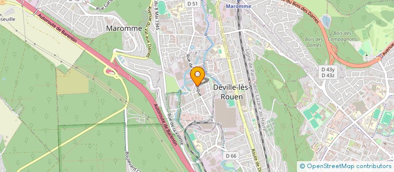 localisation de l'entreprise MONSIEUR SOUFIANE AWAIDA  DEVILLE-LES-ROUEN