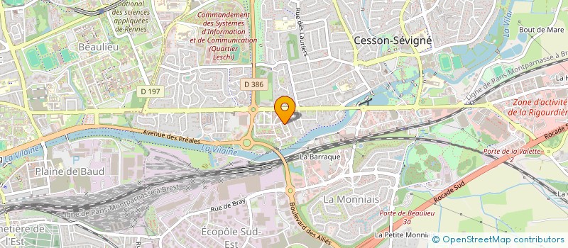 localisation de l'entreprise MONSIEUR SOUFIANE AZIZ à CESSON-SEVIGNE