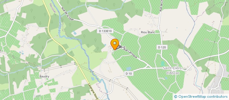 localisation de l'entreprise MONSIEUR SOUFIANE BAGGOUR  SAINT-CIERS-D'ABZAC