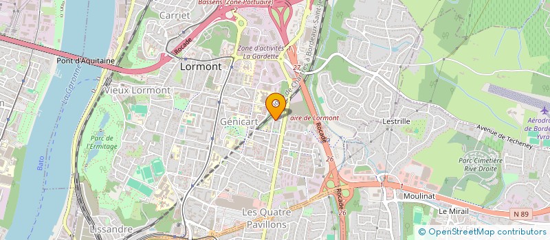 localisation de l'entreprise MONSIEUR SOUFIANE BAHASSA  LORMONT