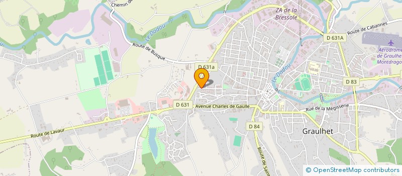 localisation de l'entreprise MONSIEUR SOUFIANE BARHOUMI  GRAULHET