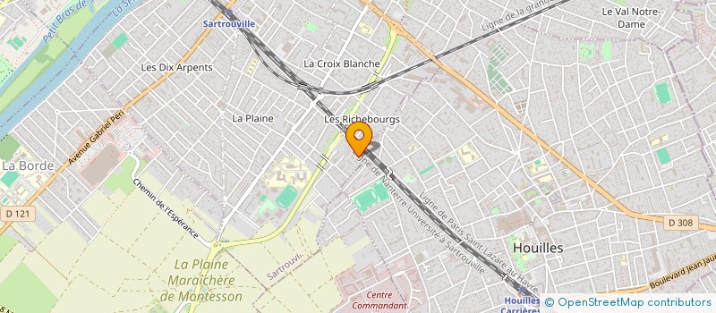 localisation de l'entreprise MONSIEUR SOUFIANE BENAINI  SARTROUVILLE