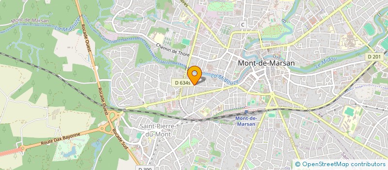 localisation de l'entreprise MONSIEUR SOUFIANE BENOMAR  MONT-DE-MARSAN