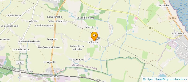 localisation de l'entreprise MONSIEUR SOUFIANE BENSOUNA  SAINT-MELOIR-DES-ONDES