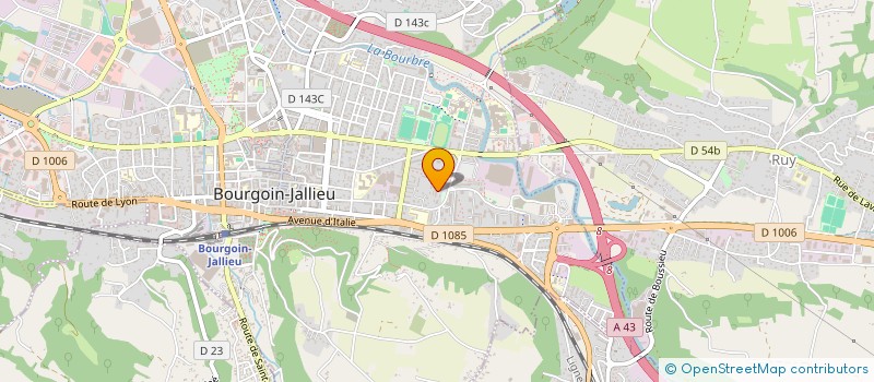 localisation de l'entreprise MONSIEUR SOUFIANE BERTOUL  BOURGOIN-JALLIEU