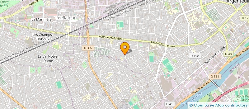 localisation de l'entreprise MONSIEUR SOUFIANE BETTAYEB  ARGENTEUIL