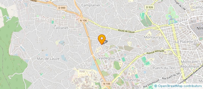 localisation de l'entreprise MONSIEUR SOUFIANE BOUCHYOUA  NIMES