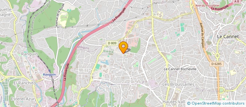 localisation de l'entreprise MONSIEUR SOUFIANE BOUMEZOUGH à LE CANNET