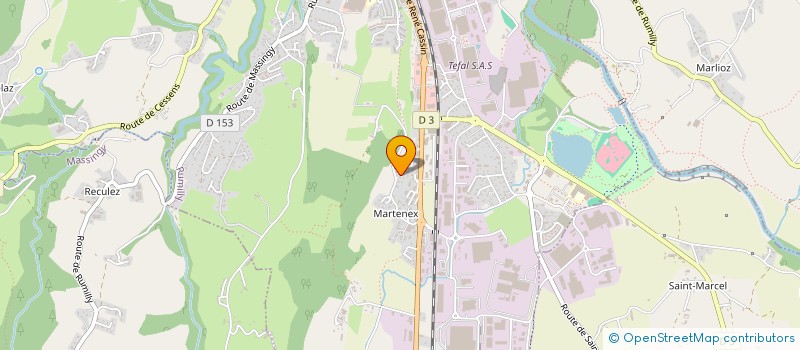 localisation de l'entreprise MONSIEUR SOUFIANE CHARAKA  RUMILLY