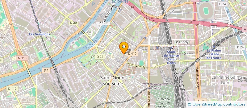localisation de l'entreprise MONSIEUR SOUFIANE CHELIKHATE à SAINT-OUEN-SUR-SEINE