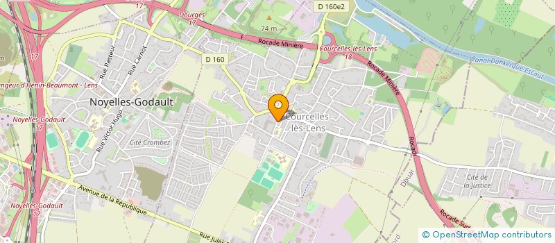 localisation de l'entreprise MONSIEUR SOUFIANE CHERCHEB  COURCELLES-LES-LENS