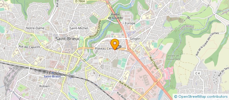 localisation de l'entreprise MONSIEUR SOUFIANE CHOUAT à SAINT-BRIEUC