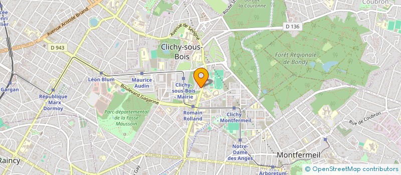 localisation de l'entreprise MONSIEUR SOUFIANE CHRITI à CLICHY-SOUS-BOIS