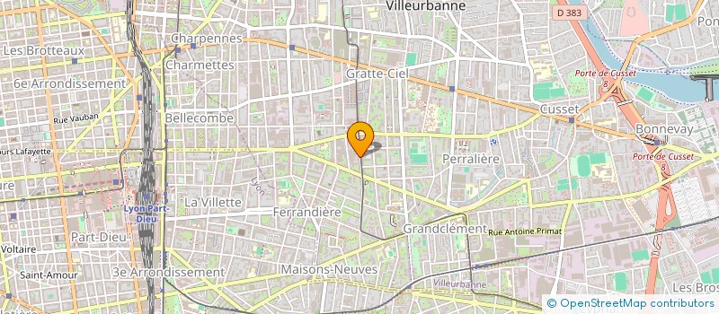 localisation de l'entreprise MONSIEUR SOUFIANE DAHMANE  VILLEURBANNE