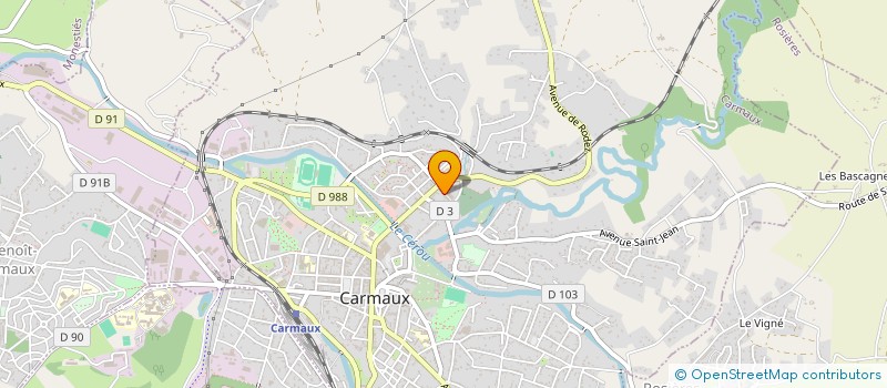 localisation de l'entreprise MONSIEUR SOUFIANE EBRAHIMI  CARMAUX