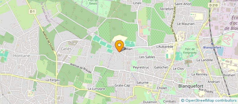 localisation de l'entreprise MONSIEUR SOUFIANE EL MEHDAOUI à BLANQUEFORT