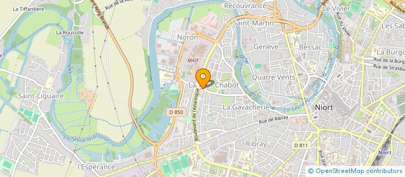 localisation de l'entreprise MONSIEUR SOUFIANE EL OUFIR à NIORT