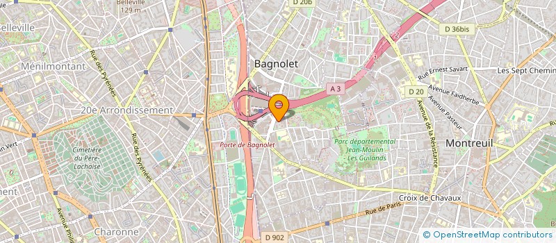 localisation de l'entreprise MONSIEUR SOUFIANE FENNOUCH à BAGNOLET