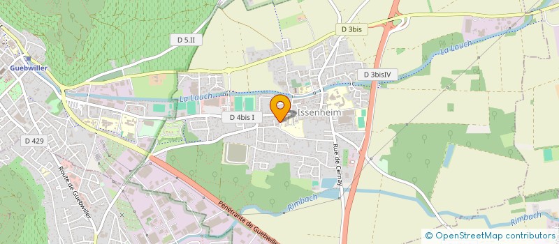 localisation de l'entreprise MONSIEUR SOUFIANE FOUTOUH  ISSENHEIM