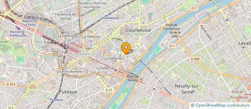 localisation de l'entreprise MONSIEUR SOUFIANE FRIKECH  COURBEVOIE