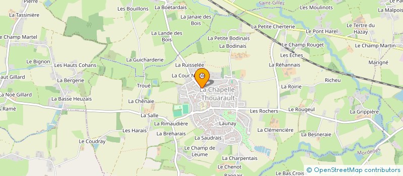 localisation de l'entreprise MONSIEUR SOUFIANE GUENFOUDI  LA CHAPELLE-THOUARAULT