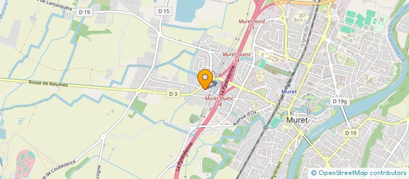 localisation de l'entreprise MONSIEUR SOUFIANE IHCINE  MURET