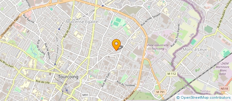 localisation de l'entreprise MONSIEUR SOUFIANE KABDANI  TOURCOING