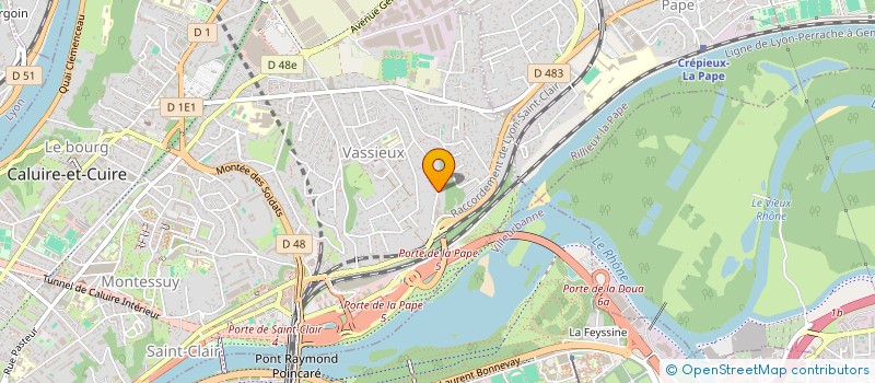 localisation de l'entreprise MONSIEUR SOUFIANE KADDOURI  CALUIRE-ET-CUIRE