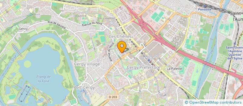 localisation de l'entreprise MONSIEUR SOUFIANE LATRECHE à CERGY