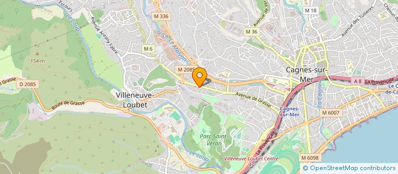 localisation de l'entreprise MONSIEUR SOUFIANE LAZAAR à CAGNES-SUR-MER