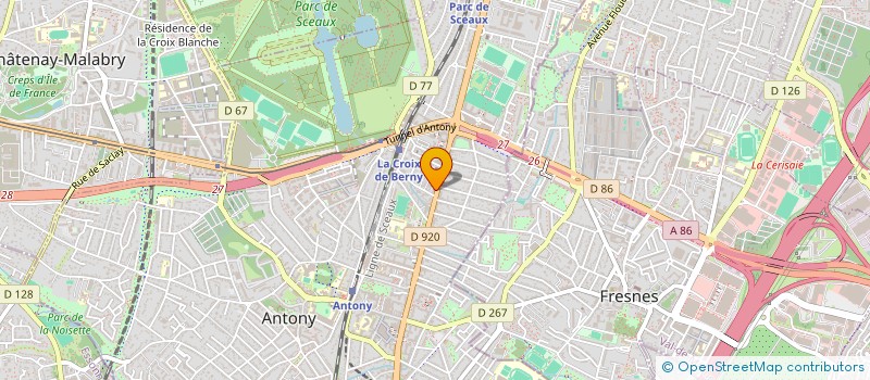 localisation de l'entreprise MONSIEUR SOUFIANE MERIMI à ANTONY