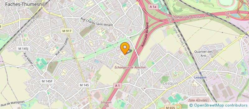 localisation de l'entreprise MONSIEUR SOUFIANE MOUHGOUNE  RONCHIN