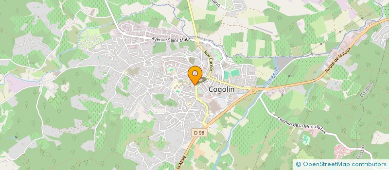 localisation de l'entreprise MONSIEUR SOUFIANE RACHED  COGOLIN