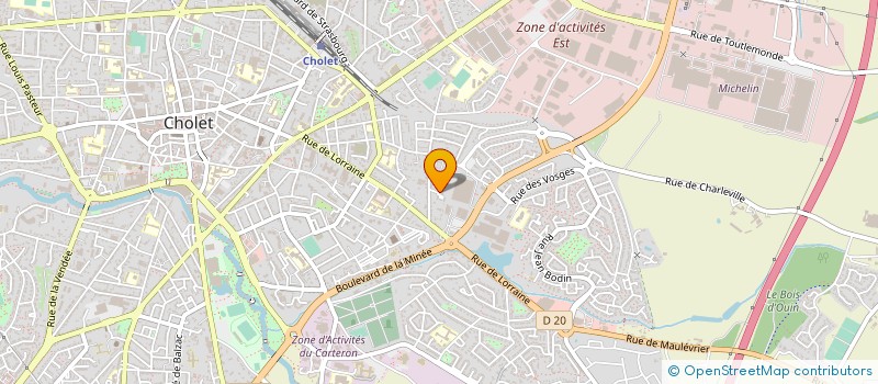 localisation de l'entreprise MONSIEUR SOUFIANE RAHMANI à CHOLET