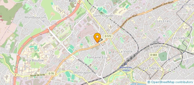 localisation de l'entreprise MONSIEUR SOUFIANE SLIMANE  BESANCON