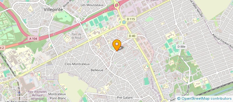 localisation de l'entreprise MONSIEUR SOUFIANE SOUDANI à VILLEPINTE