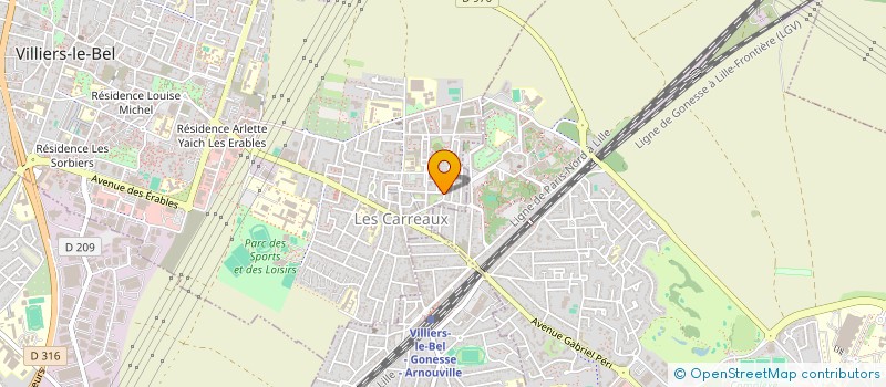 localisation de l'entreprise MONSIEUR SOUFIANE YAHIAOUI  VILLIERS-LE-BEL