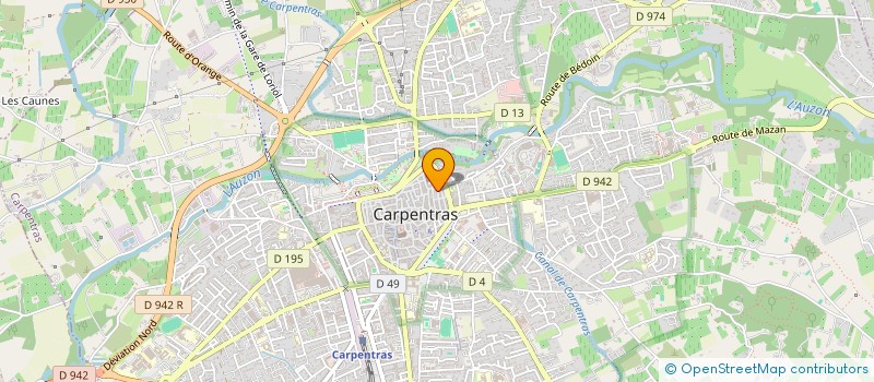 localisation de l'entreprise MONSIEUR SOUFIEN BEN AMOR  CARPENTRAS