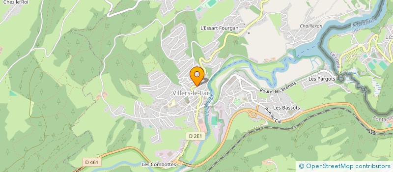 localisation de l'entreprise MONSIEUR SOUFIEN BENMEHDI  VILLERS-LE-LAC