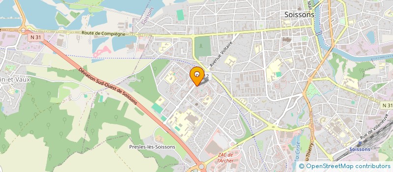 localisation de l'entreprise MONSIEUR SOUFIEN BENMOHAMED à SOISSONS