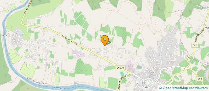 localisation de l'entreprise MONSIEUR SOUFIEN BENOUIF  VALLON-PONT-D'ARC