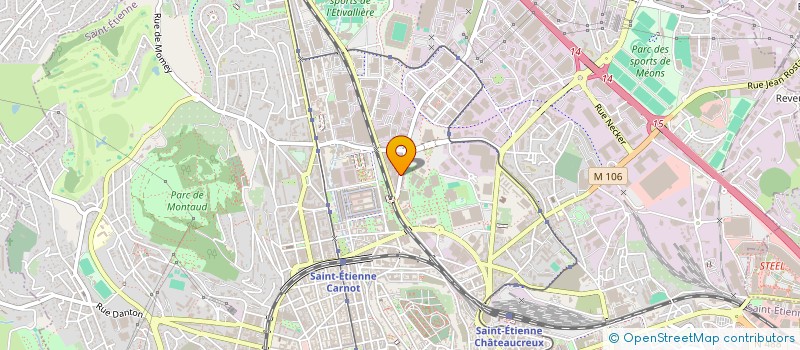 localisation de l'entreprise MONSIEUR SOUFIEN GMIZA  SAINT-ETIENNE