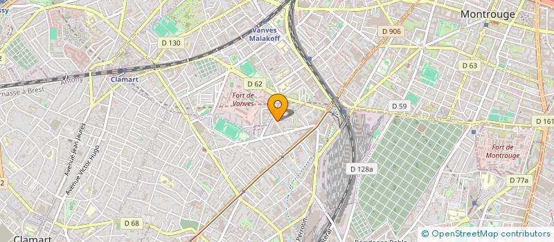localisation de l'entreprise MONSIEUR SOUFIEN HADDAD  CHATILLON